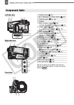 Preview for 10 page of Canon HV30E Instruction Manual