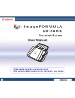 Preview for 1 page of Canon IMAGE FORMULA DR-3010C User Manual