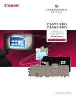 Preview for 1 page of Canon IMAGE RUNNER C9065 PRO Brochure & Specs