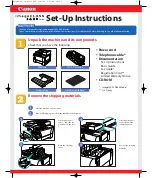 Canon imageCLASS D860 Setup Instructions preview