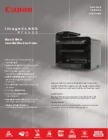 Preview for 1 page of Canon imageCLASS MF4450 Specification