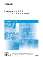 Preview for 1 page of Canon imageCLASS MF5600 Series User Manual