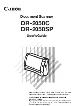 Canon imageFORMULA DR-2050C User Manual preview