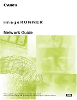 Canon imageRUNNER 105+ Network Manual preview