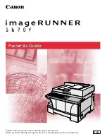 Canon IMAGERUNNER 1670F Facsimile Manual preview