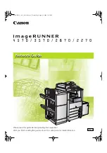 Preview for 1 page of Canon imageRUNNER 4570 Network Manual