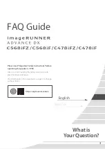 Preview for 3 page of Canon imageRUNNER ADVANCE DX C568iFZ Faq Manual