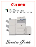 Canon imageRUNNER C3480 Service Manual preview
