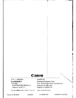 Preview for 123 page of Canon J11ex4.5B Operation Manual