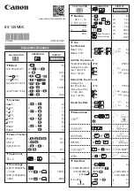 Canon KS-125WUC Instructions preview