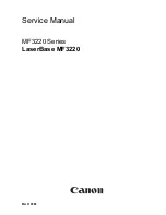 Preview for 1 page of Canon LaserBase MF3220 Series Service Manual