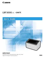 Canon LBP-3000 User Manual preview