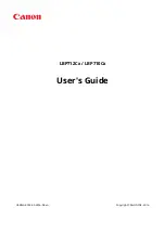 Preview for 1 page of Canon LBP710Cx User Manual