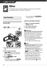 Preview for 30 page of Canon LEGRIA FS307 Instruction Manual