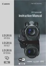 Canon LEGRIA HF R506 Instruction Manual preview