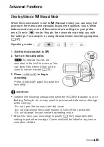 Preview for 55 page of Canon Legria HFM31 Instruction Manual