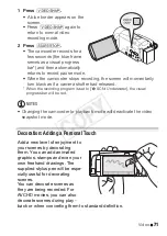 Preview for 71 page of Canon Legria HFM52 Instruction Manual