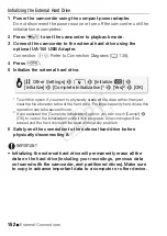 Preview for 152 page of Canon Legria HFM52 Instruction Manual