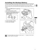 Preview for 17 page of Canon LU A 8S Instruction Manual