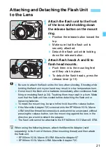 Preview for 21 page of Canon Macro Twin Light MT-26EX-RT Instruction Manual