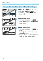 Preview for 46 page of Canon Macro Twin Light MT-26EX-RT Instruction Manual