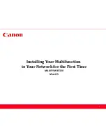 Preview for 1 page of Canon MAXIFY MB5320 Network Installation Manual