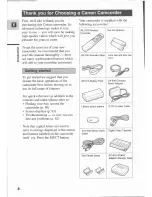 Preview for 4 page of Canon MV 10 Instruction Manual