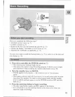 Preview for 11 page of Canon MV 10 Instruction Manual