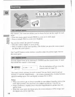 Preview for 14 page of Canon MV 10 Instruction Manual