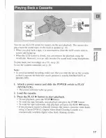 Preview for 17 page of Canon MV 10 Instruction Manual