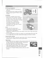 Preview for 79 page of Canon MV 10 Instruction Manual