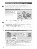 Preview for 20 page of Canon MV 100 Instruction Manual