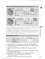 Preview for 23 page of Canon MV 100 Instruction Manual