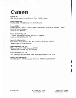 Preview for 86 page of Canon MV 100 Instruction Manual