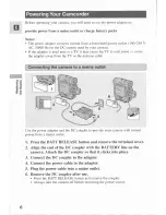 Preview for 6 page of Canon MV 20 i Instruction Manual