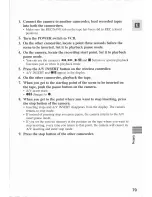 Preview for 79 page of Canon MV 20 i Instruction Manual