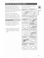 Preview for 5 page of Canon MV 450 i Instruction Manual