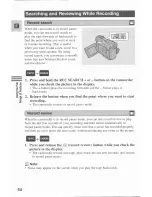 Preview for 54 page of Canon MV 450 i Instruction Manual