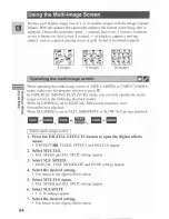 Preview for 64 page of Canon MV 450 i Instruction Manual