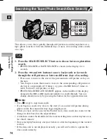 Preview for 74 page of Canon MV MV500i Instruction Manual