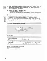 Preview for 12 page of Canon MV430 i Instruction Manual