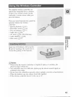 Preview for 45 page of Canon MV430 i Instruction Manual