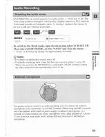 Preview for 63 page of Canon MV430 i Instruction Manual