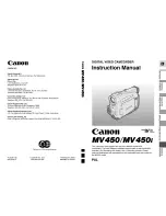 Canon MV450 Instruction Manual preview