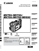 Canon MV690 Instruction Manual preview