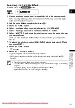 Preview for 61 page of Canon mvx1sI Instruction Manual