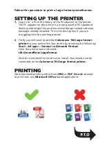 Preview for 3 page of Canon Oce ColorWave 700 Printing Manual