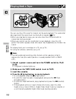 Preview for 32 page of Canon Optura 200 MC Instruction Manual