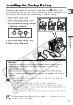 Preview for 17 page of Canon Optura 30 - optura 30 minidv camcorder Instruction Manual