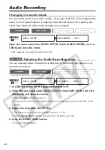 Preview for 60 page of Canon Optura 30 - optura 30 minidv camcorder Instruction Manual